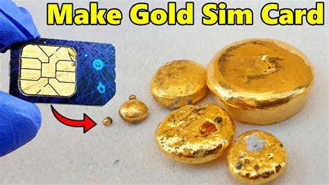 sim card gold plating